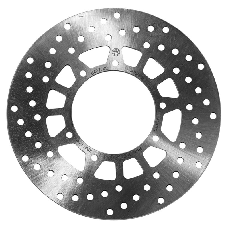 Yamaha TW Brake Rotor (1) - Front - Brembo OE Powersports - Slotted - `98-`21